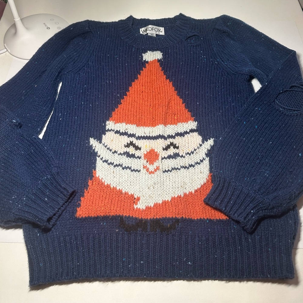 Distressed wildfox sweater